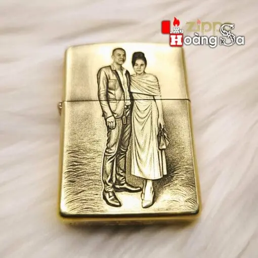 Khắc 3D chân dung - ảnh chụp đt ( đã bao gồm zippo và thiết kế ) - Ảnh 2