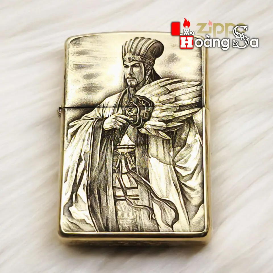 ZIPPO armor brass chủ đề Ngũ Hổ Tướng