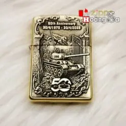 Zippo Armor Brass chính hãng kỷ niệm 50 năm Giải phóng miền Nam (30/4/1975 - 30/4/2025).