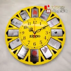 Khung xốp 12 Zippo kết hợp đồng hồ
