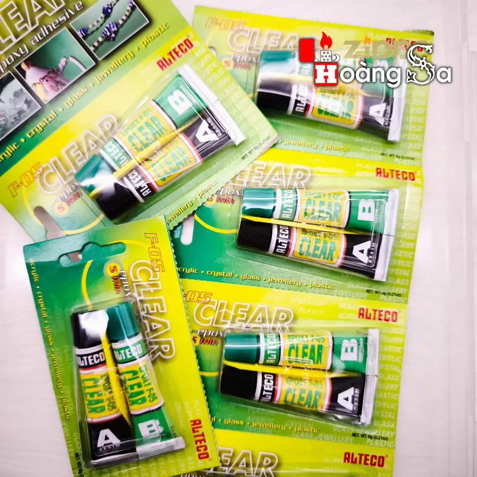 Keo AB  - Dán Emblem, Sụp Hầm Zippo Siêu Chắc, Trong Suốt - Ảnh 3