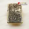 Zippo Armor Brass Khắc Hình Thổ Dân & Đại Bàng