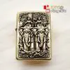 Zippo Armor Brass Khắc Hình Hai Bà Trưng Cưỡi Voi