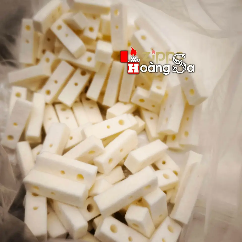 Chặn bông trắng ngà xưa 6x cho zippo