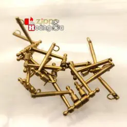 Móc khoá Búa nam châm đồng khối