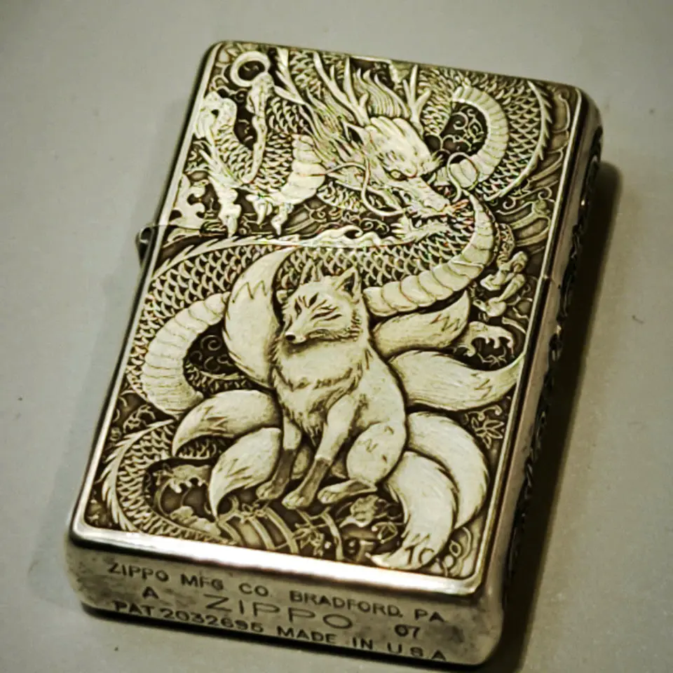 Mẫu khắc Hồ Ly và Rồng - Ảnh 7