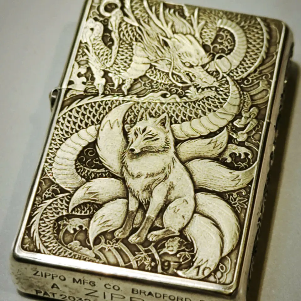 Mẫu khắc Hồ Ly và Rồng - Ảnh 6