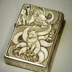 Mẫu khắc Hồ Ly và Rồng