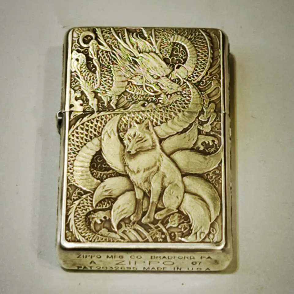 Mẫu khắc Hồ Ly và Rồng - Ảnh 3