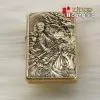 Zippo quang vũ armor brass 3d
