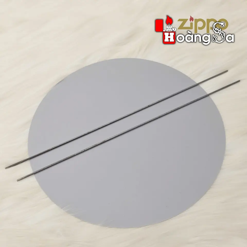 thép đặc biệt 50 cm chuyên dụng làm cốt lề 5 chấu mập zippo đời 1950 - 1955 - Ảnh 2